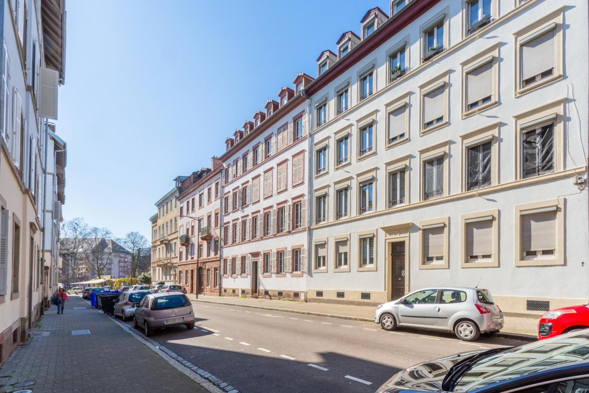 L'Elegant - Charmant Appartement 3 Pieces Proche Musee D'Art Moderne Et Gare Centrale Strasbourg Bagian luar foto